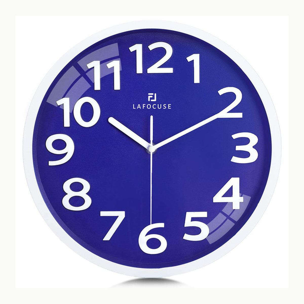 Lafocuse 30cm Reloj de Pared Multicolor Plata Creativo Diseño
