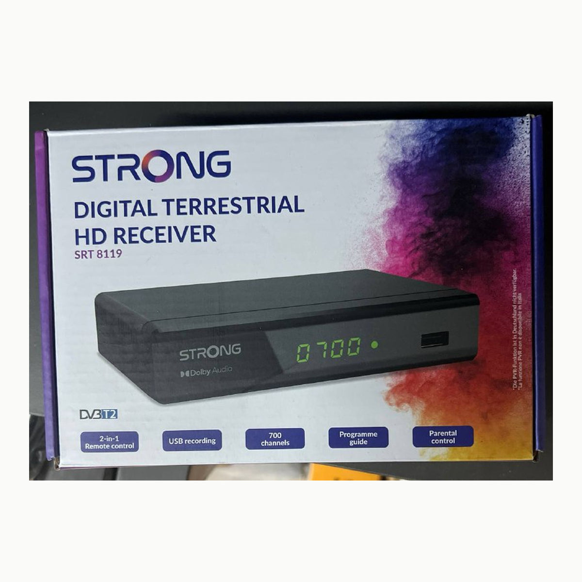 Strong SRT8119 - Decodificador TDT Full HD -DVB-T2 - Compatible con