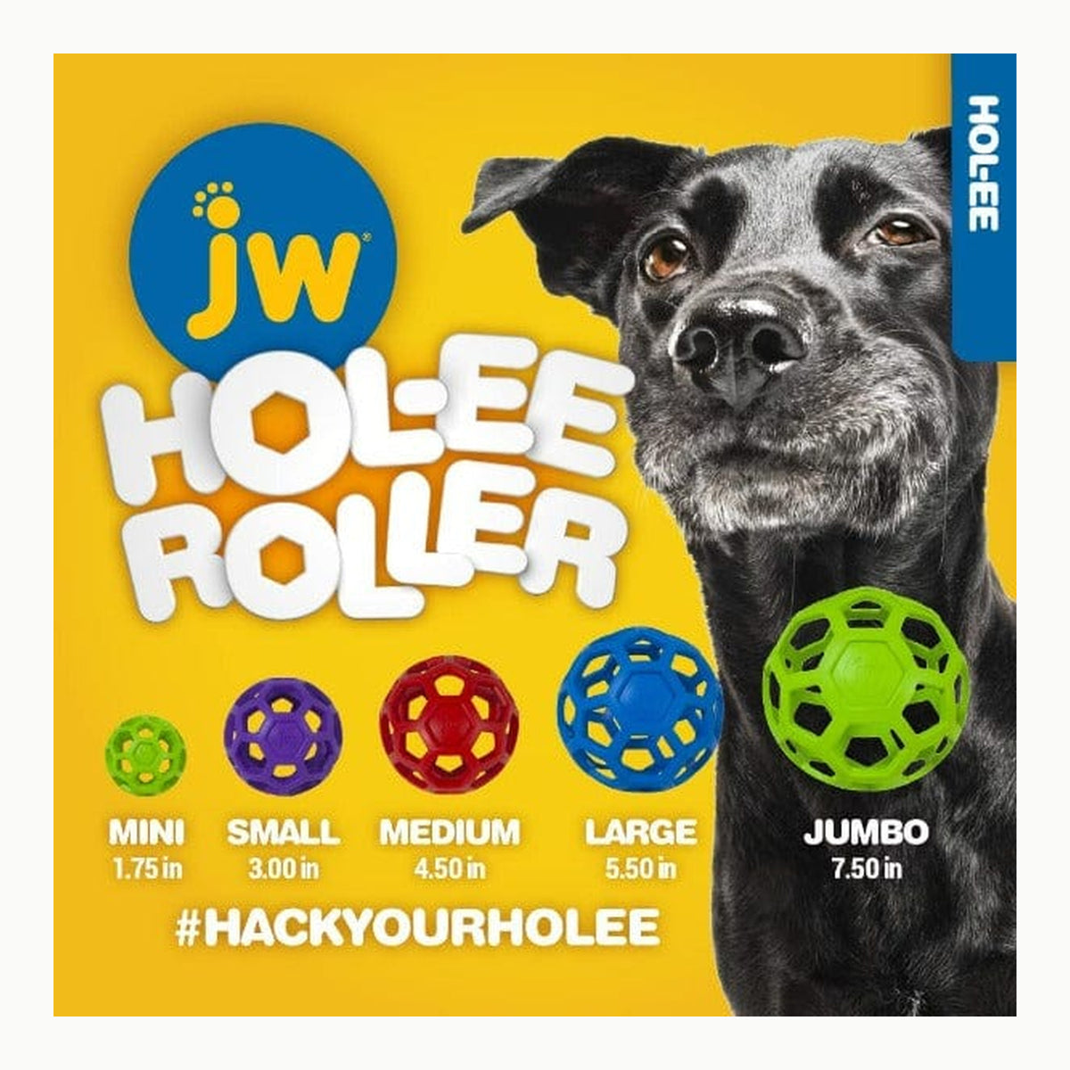 JW JW43113 Juguete HOL-EE Roller Jumbo, Juguete para Perros Masticar