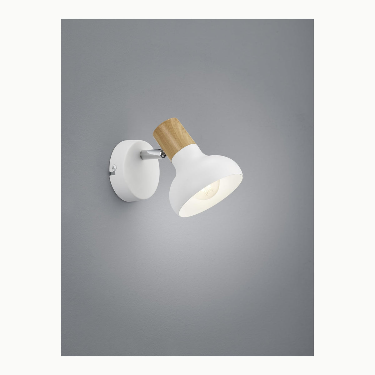 Reality Leuchten RL Wall Spot Latika R81521031, Metal White mate